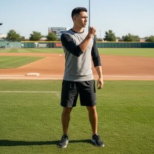 Nike Pro Combat Ken Griffey Jr.‎ Long Sleeve Compression Shirt Men’s Small Gray